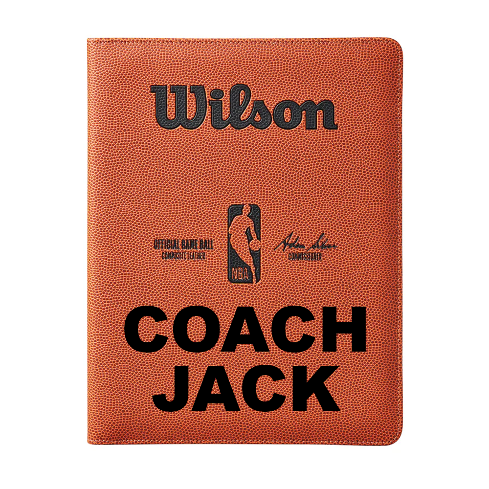 Personalised Wilson NBA Padfolio