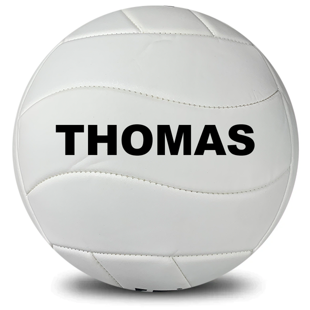 Personalised Spalding White Volleyball (size 5) 