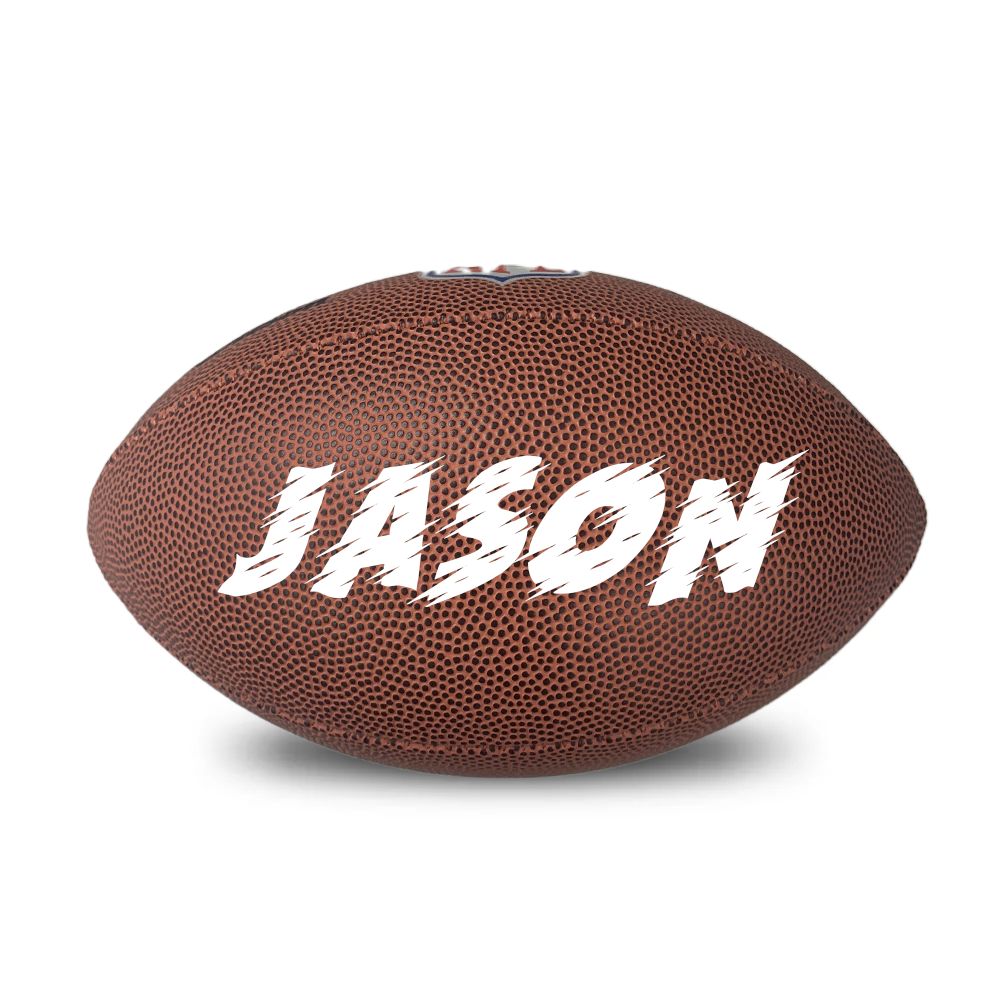 Personalised Wilson NFL Duke Gridiron Composite Ball (Mini Size)