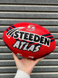 Load image into Gallery viewer, Personalised Sydney Roosters Official NRL Ball (Size 5)
