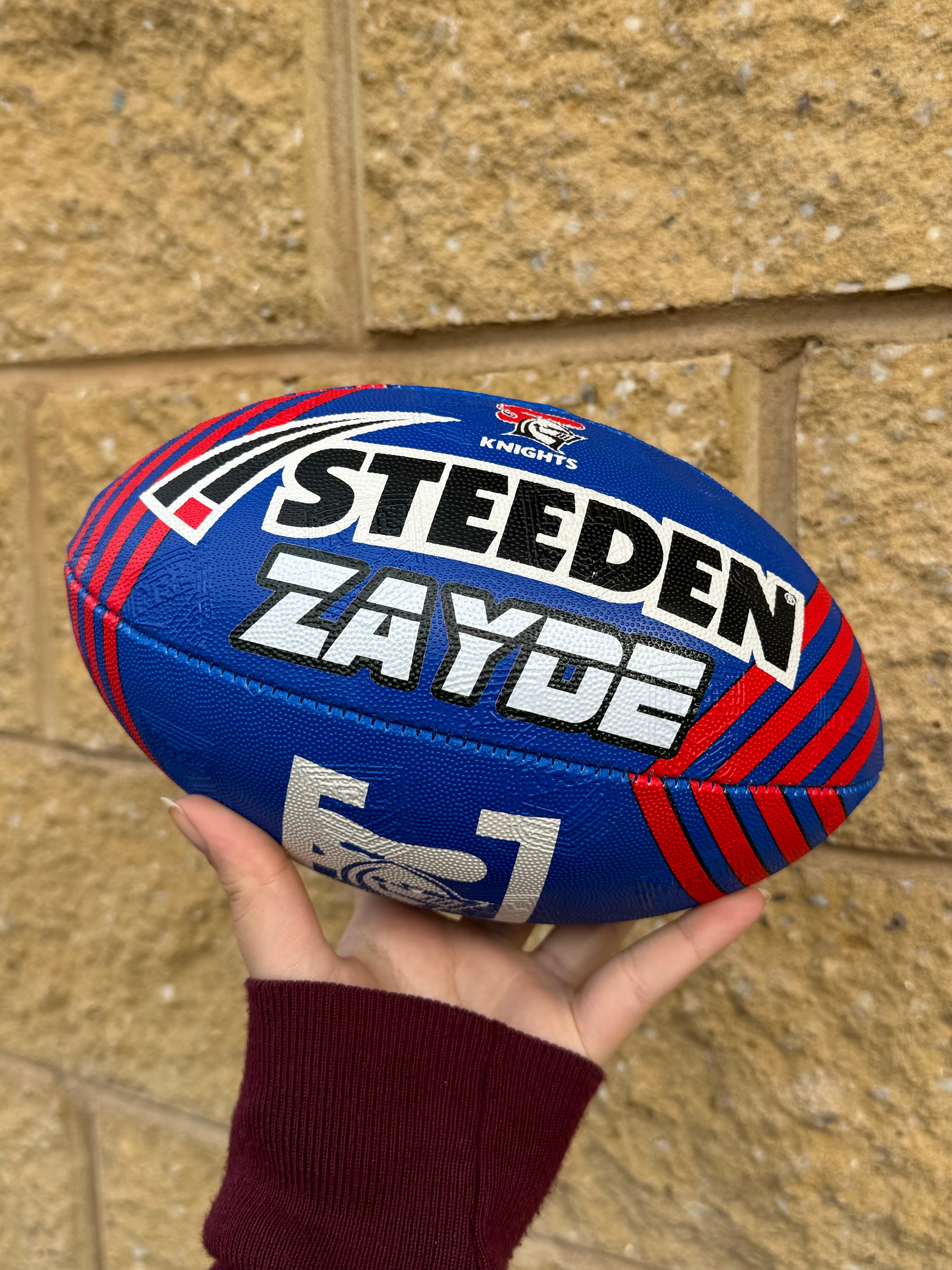 Personalised Official NRL Team balls (11inch mini ball)