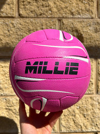 Load image into Gallery viewer, Personalised Mi-Ball Envision Pink Netball (SIZE 4, 5)
