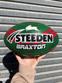Load image into Gallery viewer, Personalised South Sydney Rabbitohs Official NRL Ball (Size 5)
