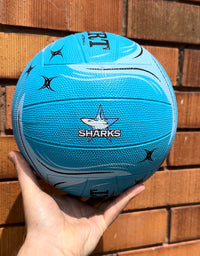 Load image into Gallery viewer, Personalised Gilbert Phoenix Netball Blue (SIZE 5)
