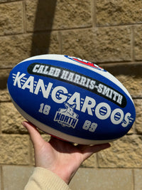 Load image into Gallery viewer, Personalised AFL Official North Melbourne Kangaroos Club Football (Size 5)
