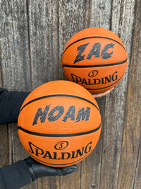 Load image into Gallery viewer, Personalised Spalding TF-50 Rubber Basketball (Size 5, 6 &amp; 7)
