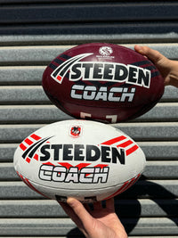 Load image into Gallery viewer, Personalised Manly Sea Eagles Official NRL Ball (Size 5)
