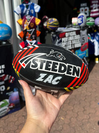 Load image into Gallery viewer, Personalised Penrith Panthers Official NRL Ball (11inch mini ball)
