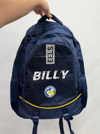 Load image into Gallery viewer, Personalised Parramatta Eels Official NRL Backpack
