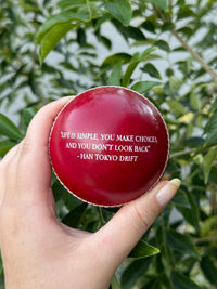 Load image into Gallery viewer, Personalised Red Cricket Ball
