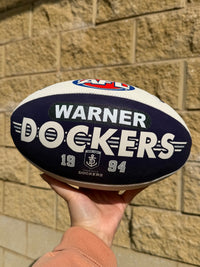 Load image into Gallery viewer, Personalised AFL Official Fremantle Dockers Club Football (Size 5)
