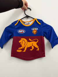 Load image into Gallery viewer, Personalised Brisbane Lions AFL Toddler Guernsey
