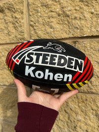 Load image into Gallery viewer, Personalised Penrith Panthers Official NRL Ball (11inch mini ball)

