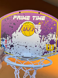 Load image into Gallery viewer, Personalised Wilson NBA Team Mini Basketball Hoop (LA Lakers)
