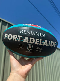 Load image into Gallery viewer, Personalised AFL Official Port Adelaide Power Club Football (Size 5)
