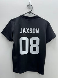 Load image into Gallery viewer, Personalised Black Training Jersey - Kids
