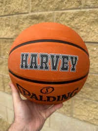 Load image into Gallery viewer, Personalised Spalding TF-50 Rubber Basketball (Size 5, 6 &amp; 7)
