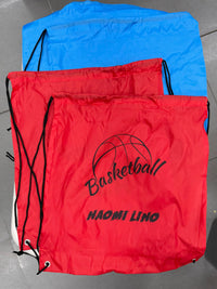 Load image into Gallery viewer, Personalised Basketball Drawstring Bag
