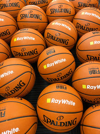 Load image into Gallery viewer, Personalised Spalding Rubber Basketball (Size 4) TF-150
