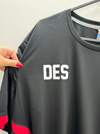 Load image into Gallery viewer, Personalised Black and Red Training Jersey - Kids
