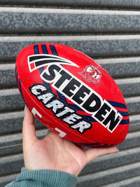 Load image into Gallery viewer, Personalised Sydney Roosters Official NRL Ball (11inch mini ball)
