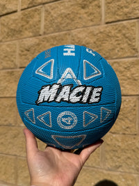 Load image into Gallery viewer, Personalised Hart Fuse Blue Netball (SIZE 4, 5)
