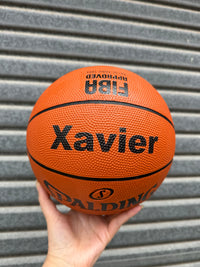 Load image into Gallery viewer, Personalised Spalding Rubber Basketball (Size 4) TF-150
