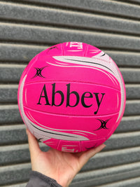 Load image into Gallery viewer, Personalised Gilbert Pink Netball (SIZE 5)
