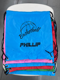 Load image into Gallery viewer, Personalised Basketball Drawstring Bag
