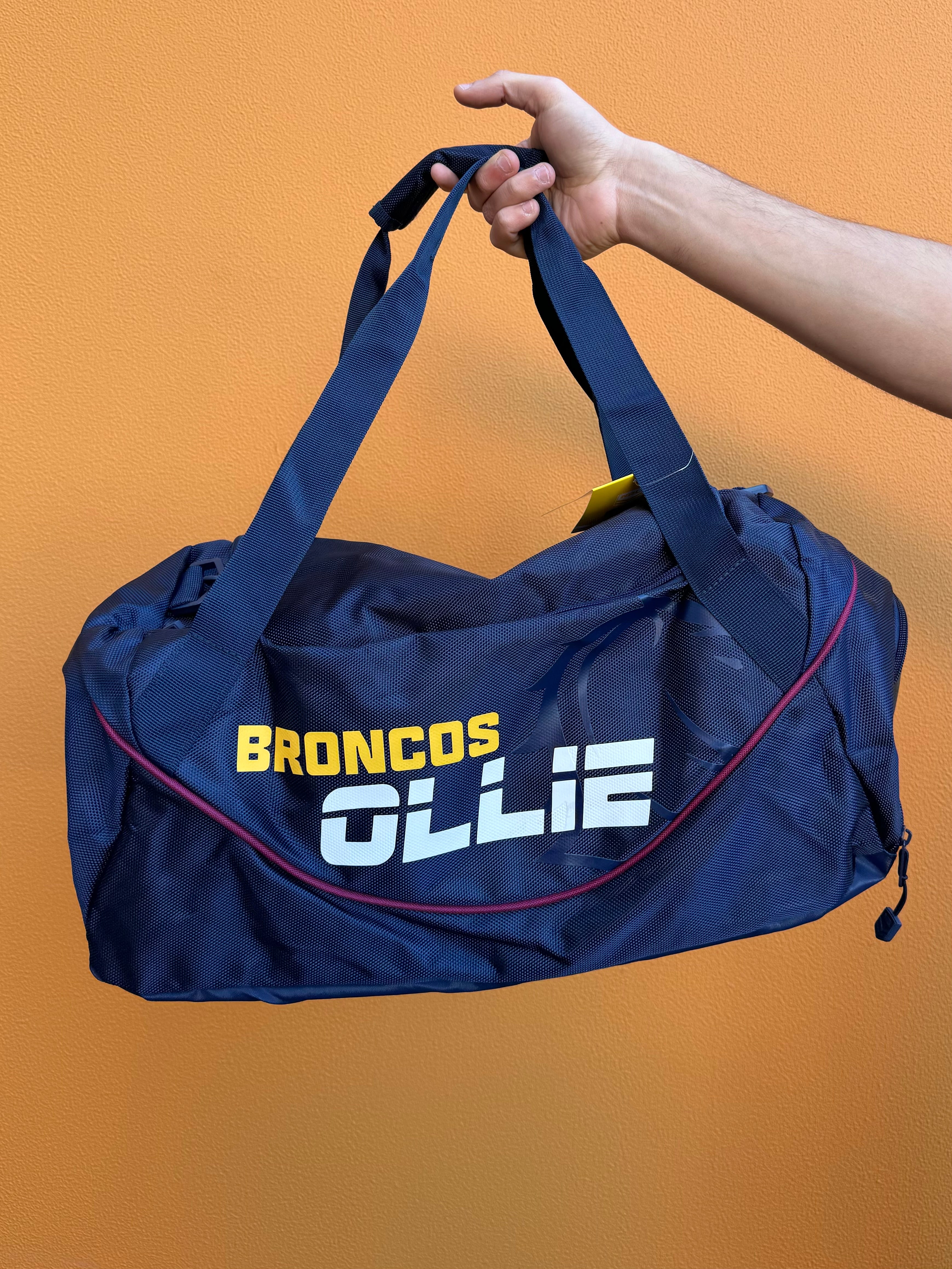Personalised Brisbane Broncos Official NRL Sports Bag