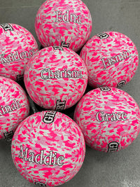 Load image into Gallery viewer, Personalised Gilbert Pluto Mini Netball (Mini)
