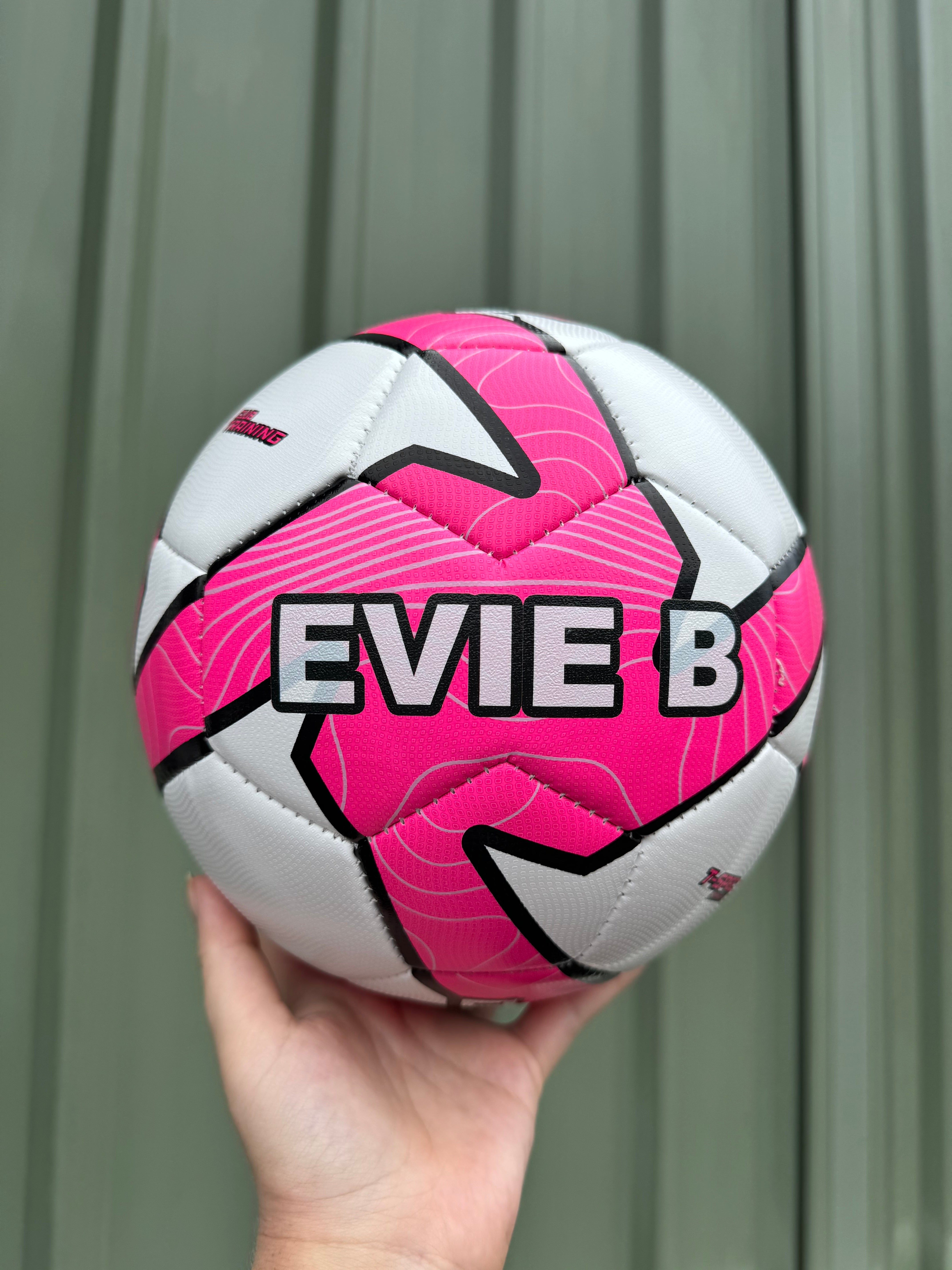 Personalised Deploy Pink Soccer Ball (Size 3, 4, 5)