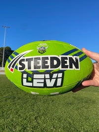 Load image into Gallery viewer, Personalised Canberra Raiders Official NRL Ball (Size 5)
