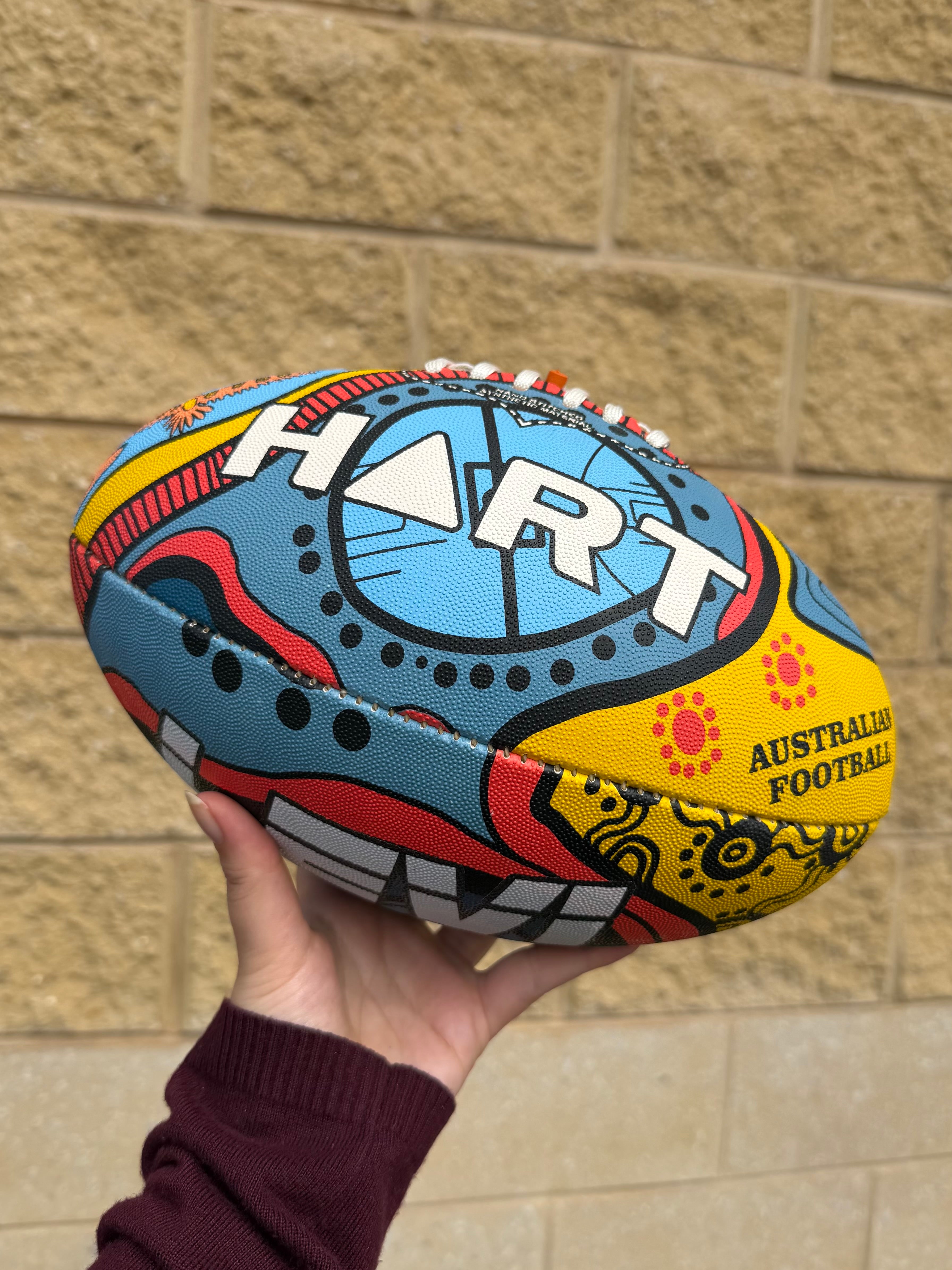 Personalised Hart AFL Indigenous Football (SIZE 5)