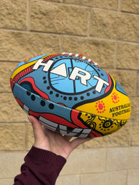 Load image into Gallery viewer, Personalised Hart AFL Indigenous Football (SIZE 5)
