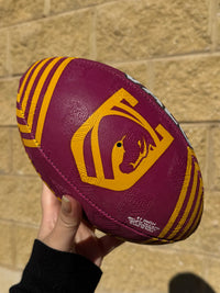Load image into Gallery viewer, Personalised Brisbane Broncos Official NRL Ball (11inch mini ball)
