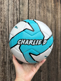 Load image into Gallery viewer, Personalised Deploy Blue Soccer Ball (SIZE 3, 4, 5)
