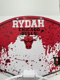 Load image into Gallery viewer, Personalised Wilson NBA Team Mini Basketball Hoop (Chicago Bulls)
