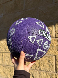 Load image into Gallery viewer, Personalised Hart Fuse Purple Netball (SIZE 4, 5)

