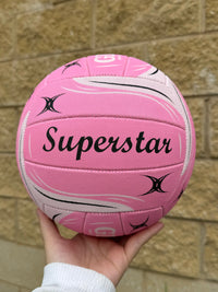 Load image into Gallery viewer, Personalised Gilbert Exo Pink Netball (SIZE 5)
