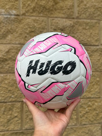 Load image into Gallery viewer, Personalised Mi-Ball Pink Soccer Ball (Size 3, 4, 5)
