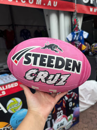Load image into Gallery viewer, Personalised Limited Edition Penrith Panthers Official NRL Ball (Size 5)

