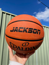 Load image into Gallery viewer, Personalised Spalding TF-50 Rubber Basketball (Size 5, 6 &amp; 7)
