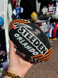 Load image into Gallery viewer, Personalised Wests Tigers Official NRL Ball (11inch mini ball)
