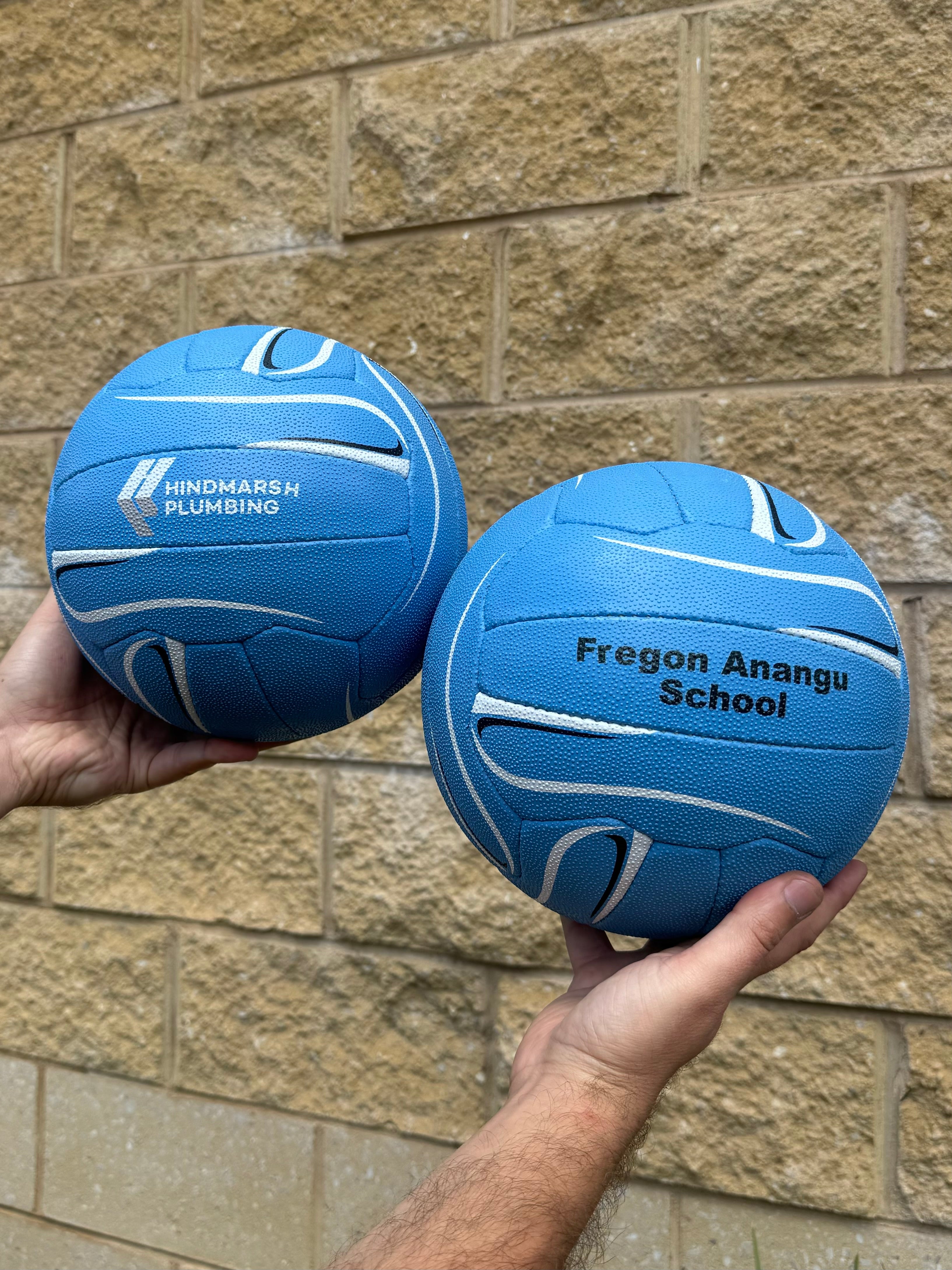 Personalised Mi-Ball Envision Blue Netball (SIZE 5)