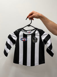 Load image into Gallery viewer, Personalised Collingwood Magpies AFL Toddler Guernsey

