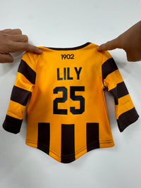 Load image into Gallery viewer, Personalised Hawthorn Hawks AFL Toddler Guernsey
