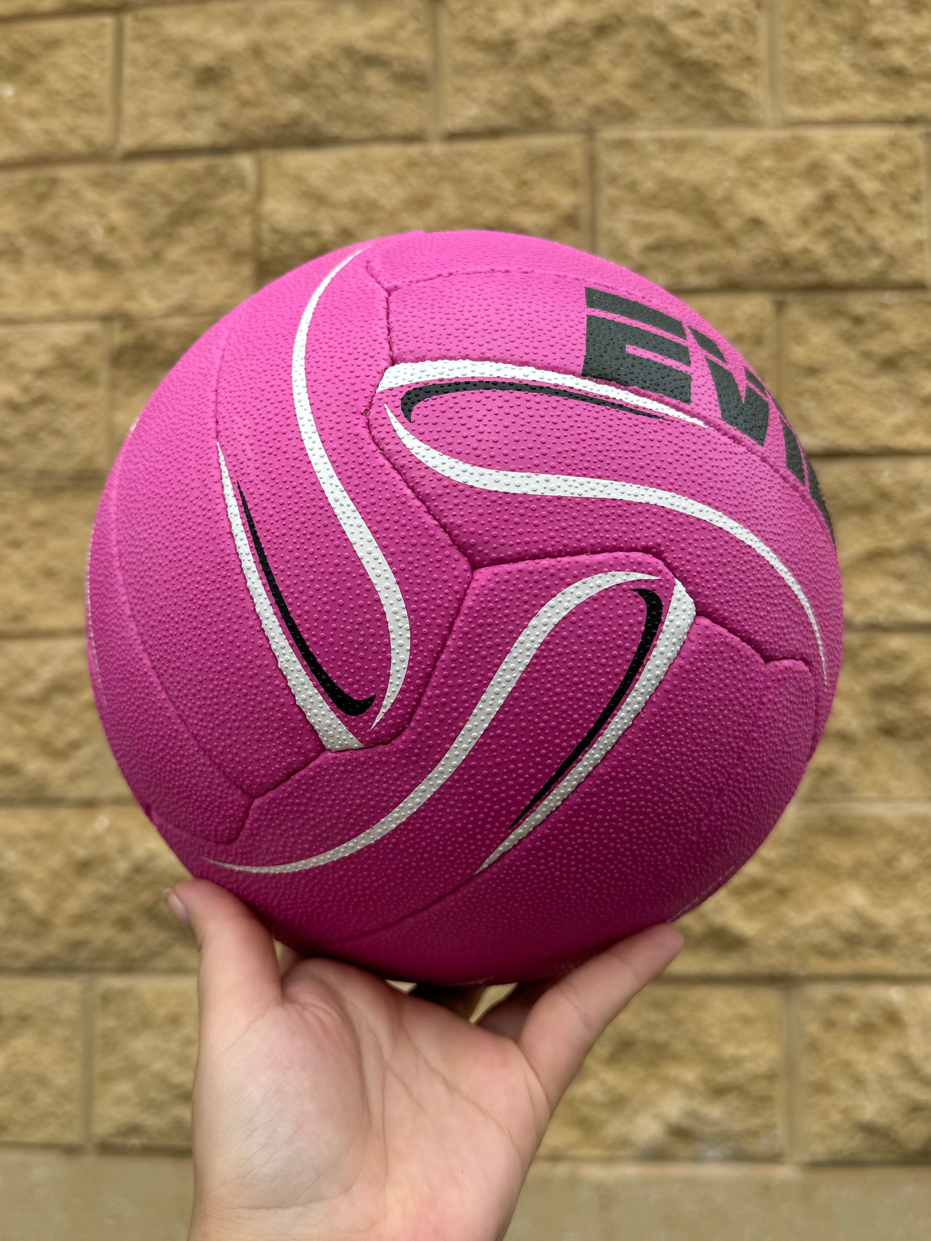 Personalised Mi-Ball Envision Pink Netball (SIZE 4, 5)