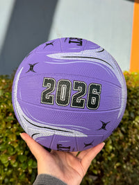 Load image into Gallery viewer, Personalised Gilbert Phoenix Netball Lilac (SIZE 5)
