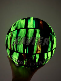 Load image into Gallery viewer, Personalised Spalding Black Marble Glow Basketball (Size 5, 6, 7)
